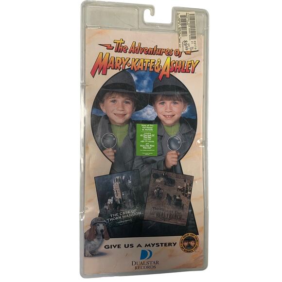 Adventures of Mary Kate + Ashley Olsen Give Us A Mystery Tape SEALED 1994 - Picture 1 of 4
